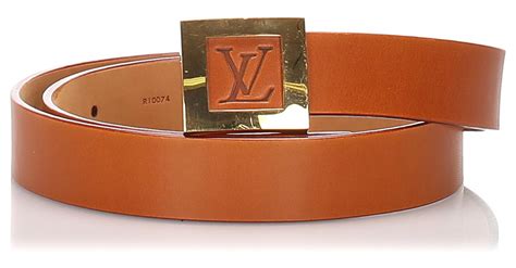 cintura louis vuitton uomo arancione